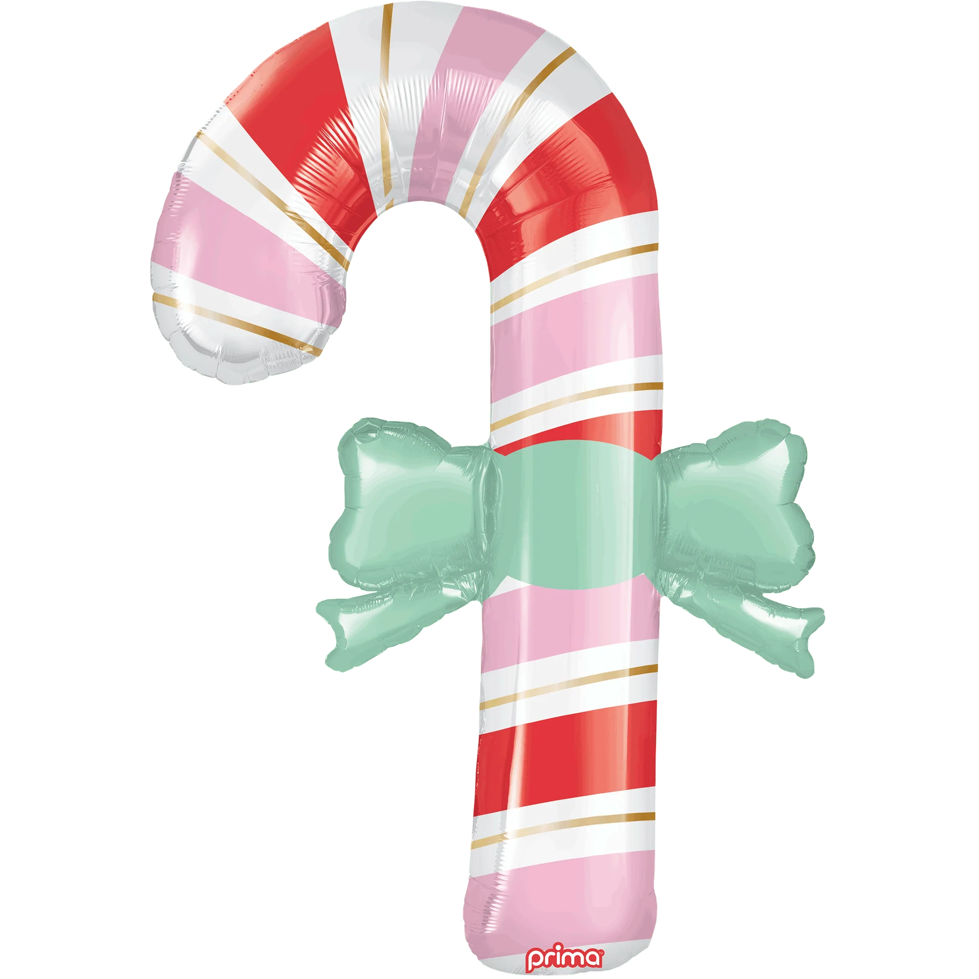 PRIMA 39" Candy Cane with Bow Special Shape
